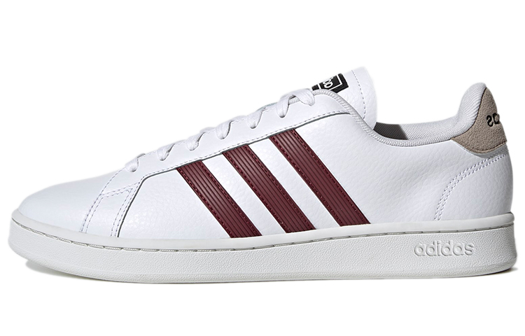 adidas Grand Court 'White Burgundy'