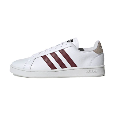 adidas Grand Court 'White Burgundy'