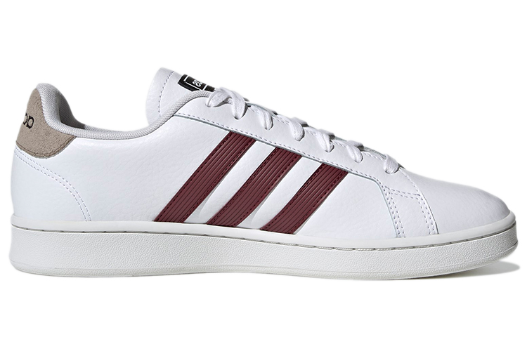 adidas Grand Court 'White Burgundy' 圖 2