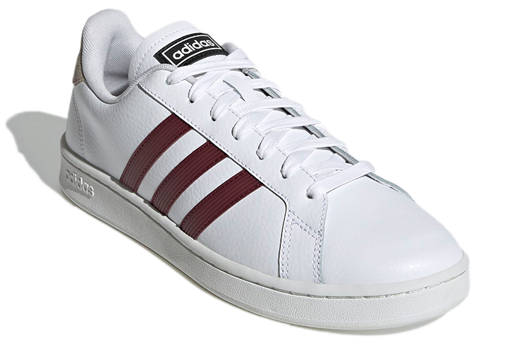 adidas Grand Court 'White Burgundy' 圖 3