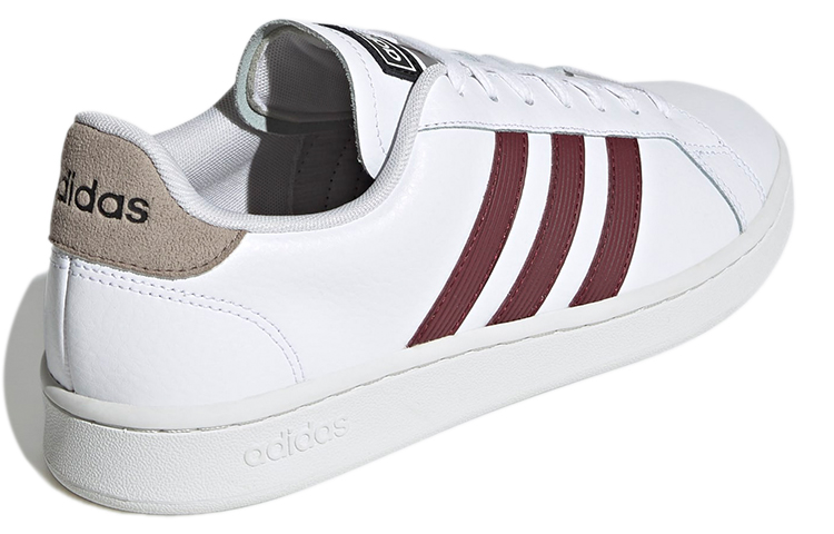 adidas Grand Court 'White Burgundy' 圖 4