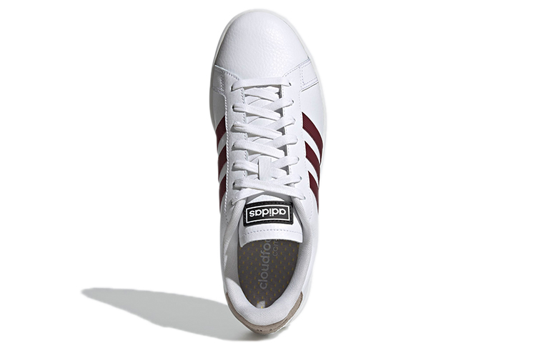 adidas Grand Court 'White Burgundy' 圖 5