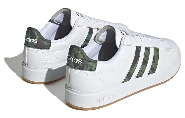 Shop アディダス グランドコート 白カモガム (Adidas Grand Court Shiro Kamo Gamu) GY2486