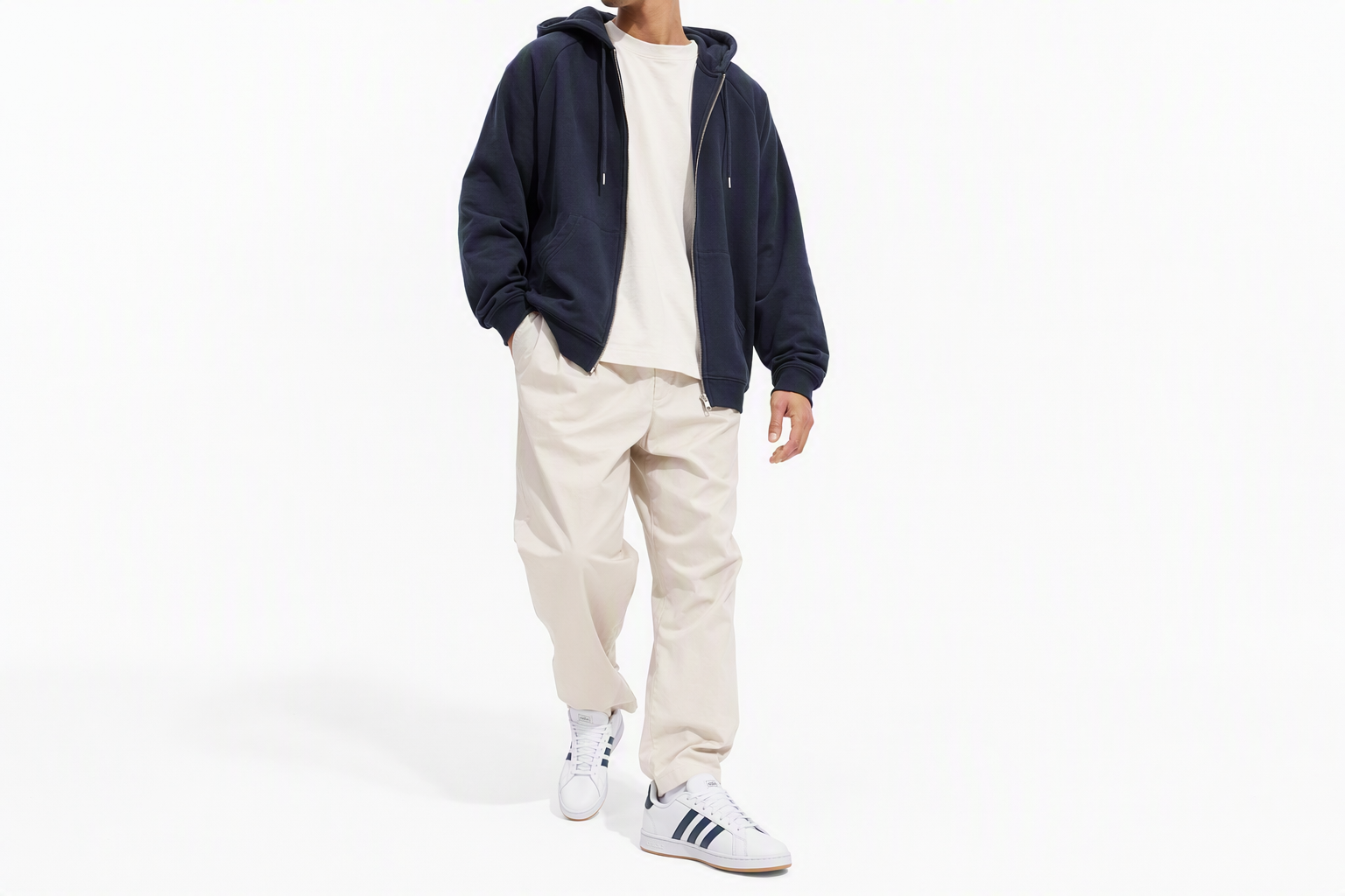 Order adidas Grand Court '白色海軍藍口香糖' FY8209