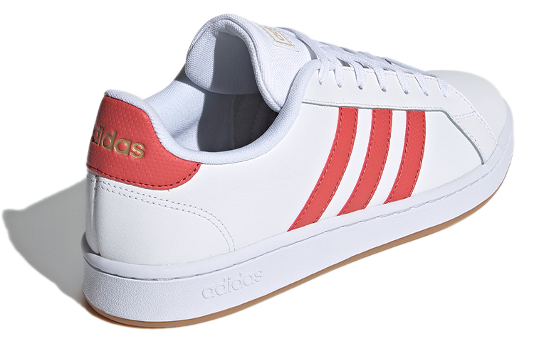 Shop 아디다스 그랜드 코트 '화이트 크루 레드' FY8208 FY8208