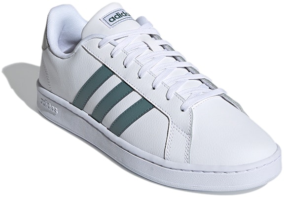 アディダス グランドコート 白×緑 FY8197 Lookbook アディダス グランドコート 白×緑 FY8197