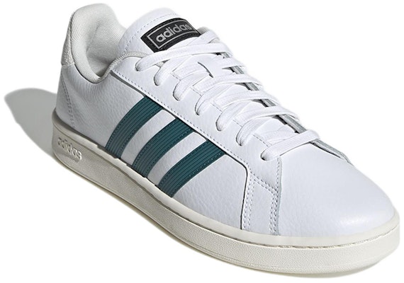 adidas Grand Court 'Putih Hijau' GY3622 Lookbook adidas Grand Court 'Putih Hijau' GY3622