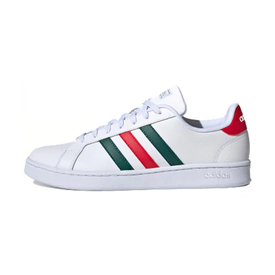 adidas Grand Court 'White Green Red'