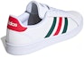 Shop adidas Grand Court 'Putih Hijau Merah' FW5906