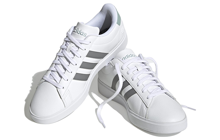 Lookbook adidas Grand Court 'Putih Abu Mint' HQ1706