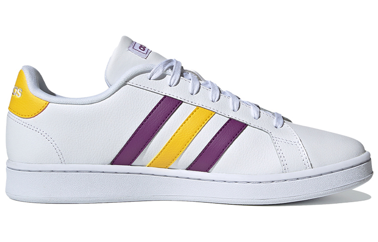 Order adidas Grand Court 'Putih Ungu Kuning' FW5907