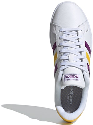 adidas Grand Court 'Putih Ungu Kuning' FW5907 Purchase adidas Grand Court 'Putih Ungu Kuning' FW5907