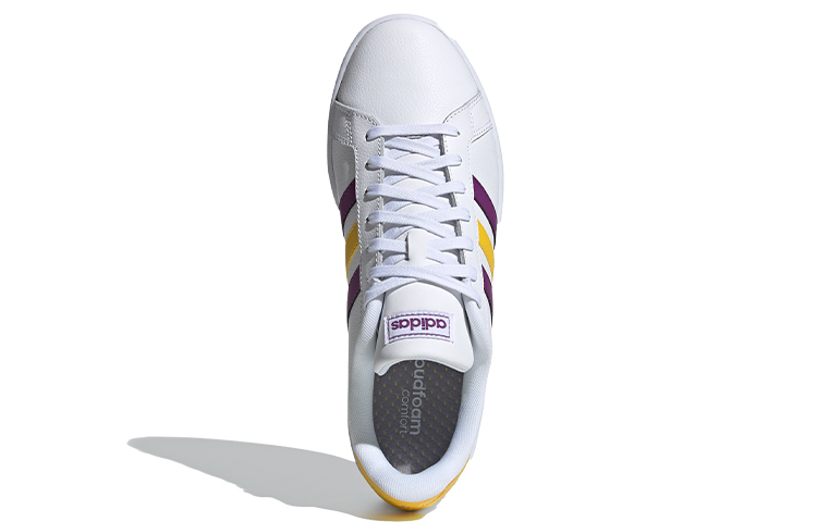Purchase adidas Grand Court 'Putih Ungu Kuning' FW5907