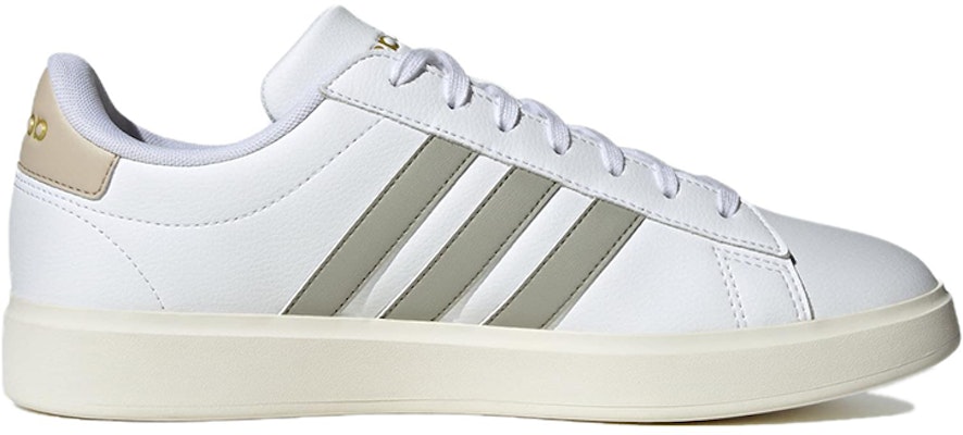 adidas neo GRAND COURT Cloudfoam 防滑耐磨 低筒 板鞋 男女同款 白灰 Order adidas neo GRAND COURT Cloudfoam 防滑耐磨 低筒 板鞋 男女同款 白灰