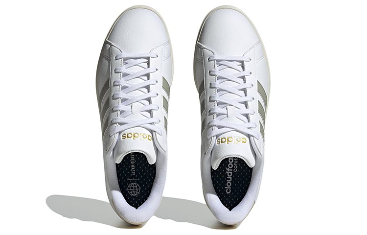 Purchase adidas neo GRAND COURT Cloudfoam 防滑耐磨 低筒 板鞋 男女同款 白灰