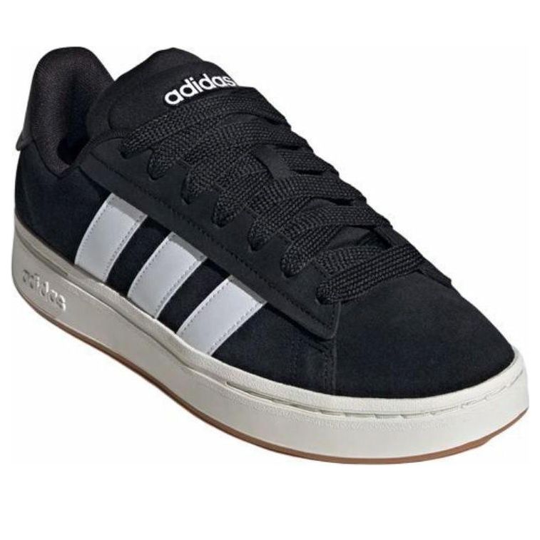 Lookbook adidas Grand Court Alpha 'Hitam Putih Gum' JR0543