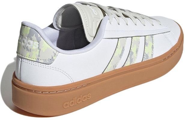 adidas Grand Court Alpha 'Putih Lime Hampir Camo' GZ3781 Shop adidas Grand Court Alpha 'Putih Lime Hampir Camo' GZ3781