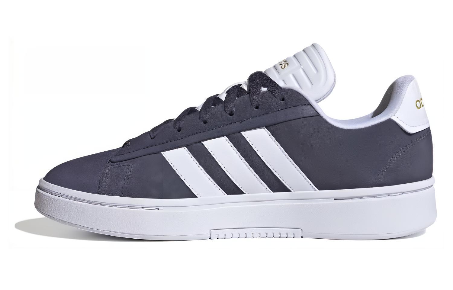 adidas Grand Court Alpha Casual Low-Top Sneakers Black White IH0852