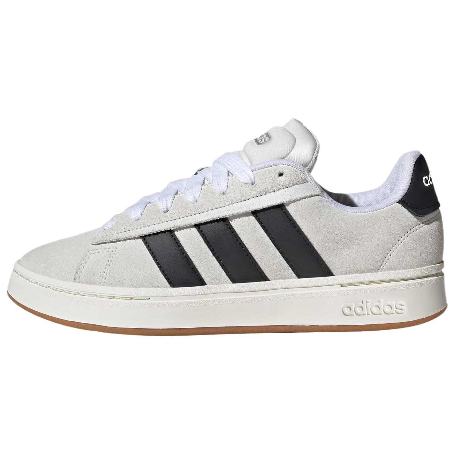 adidas Grand Court Alpha White Low-Top Sneakers Casual Lightweight Durable JR0544