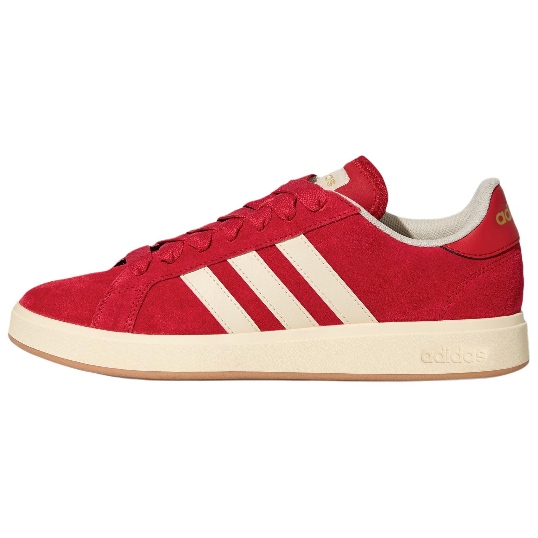 adidas Grand Court Base 00s Red Low-Top Sneakers Comfort & Breathable Design KH6991