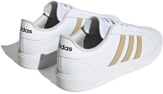 adidas Grand Court Base 2.0 輕運動 低筒 板鞋 男款 白色 Lookbook adidas Grand Court Base 2.0 輕運動 低筒 板鞋 男款 白色