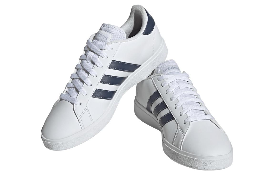Lookbook adidas Grand Court Base 2.0 'Blanco Negro' ID4457