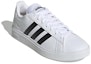 Lookbook adidas Grand Court Base 2.0 Sneakers 'Hitam Putih' GW9250