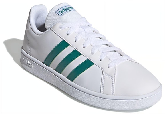 adidas Grand Court Base 'White Active Green' EE7905 Lookbook adidas Grand Court Base 'White Active Green' EE7905