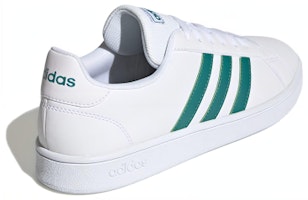adidas Grand Court Base 'Putih Hijau Aktif' EE7905 Shop adidas Grand Court Base 'Putih Hijau Aktif' EE7905