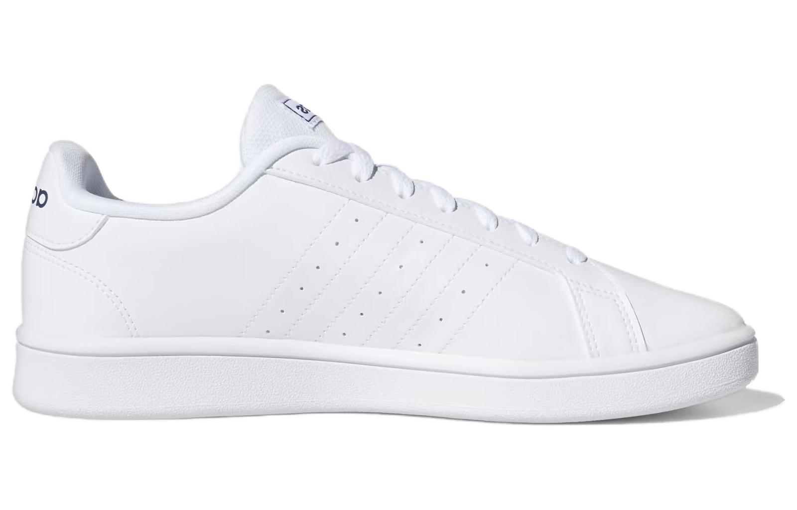 Lookbook adidas neo GRAND COURT Base 復古休閒 防滑耐磨 低筒 布鞋 男女款 白黑