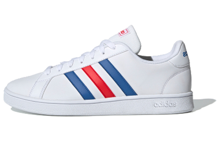 adidas Grand Court Base 'White Blue Active Red' EE7901