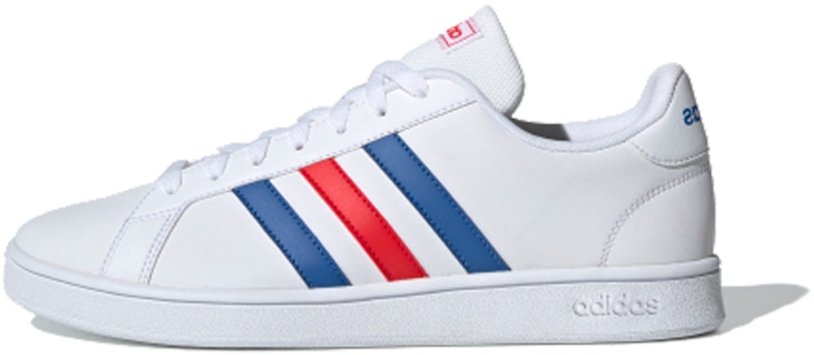 adidas Grand Court Base 'White Blue Active Red' EE7901 Buy adidas Grand Court Base 'White Blue Active Red' EE7901