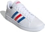 Lookbook adidas Grand Court Base 'Putih Biru Merah Aktif' EE7901
