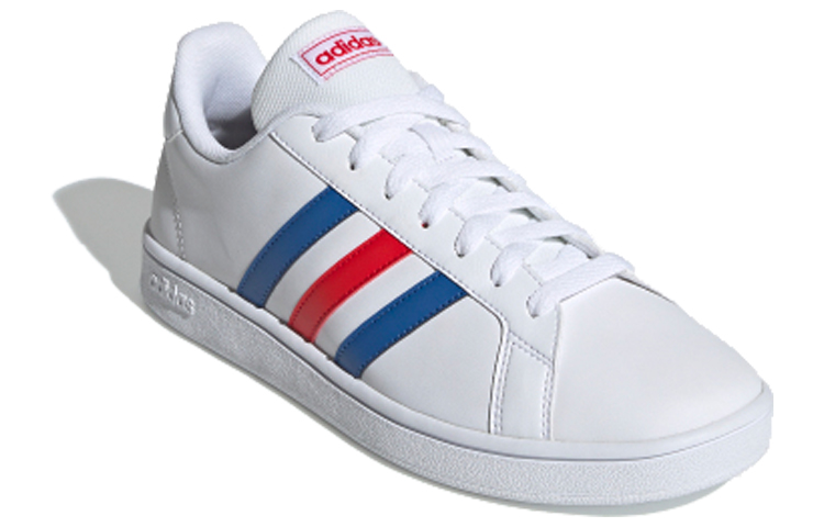 Shop adidas Grand Court Base「白色 藍色 活力紅」EE7901