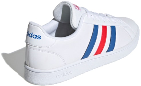 adidas Grand Court Base「白色 藍色 活力紅」EE7901 Shop adidas Grand Court Base「白色 藍色 活力紅」EE7901