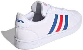 Purchase adidas Grand Court Base「白色 藍色 活力紅」EE7901