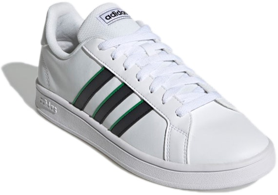 adidas Grand Court Base 'White Carbon Green' GW5612 Lookbook adidas Grand Court Base 'White Carbon Green' GW5612