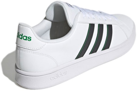adidas Grand Court Base 'Putih Karbon Hijau' GW5612 Shop adidas Grand Court Base 'Putih Karbon Hijau' GW5612