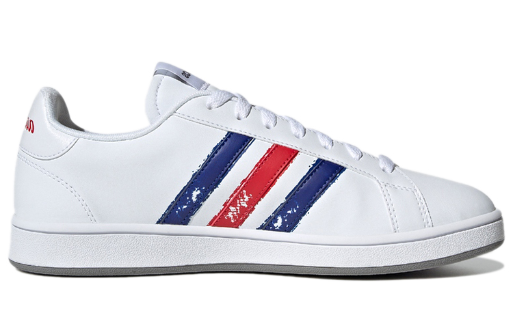Order adidas Grand Court Base Beyond 'Paint Stroke - Putih Royal Scarlet' GX5761