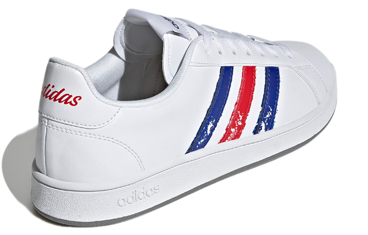 Shop adidas Grand Court Base Beyond 'Paint Stroke - Putih Royal Scarlet' GX5761