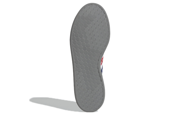 Details for adidas Grand Court Base Beyond 'Paint Stroke - Putih Royal Scarlet' GX5761