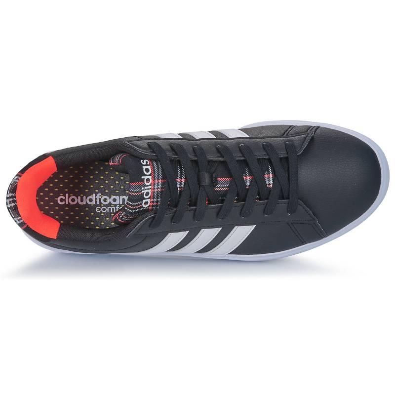 Shop adidas Grand Court Cloudfoam 'Cuadro Negro' HQ1721