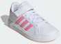 Shop Adidas Grand Court 彈性鞋帶與魔鬼氈運動鞋 ID0738