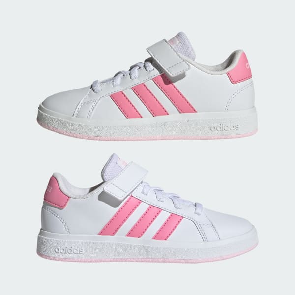 Sizing Adidas Grand Court 彈性鞋帶與魔鬼氈運動鞋 ID0738