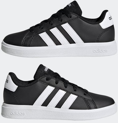 (JR) adidas GrandCourt Cordones 'Core Black' GW6503 Sizing (JR) adidas GrandCourt Cordones 'Core Black' GW6503