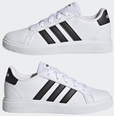 (Youth) adidas GrandCourt Lace-Up 'Core Black' GW6511 Cheap (Youth) adidas GrandCourt Lace-Up 'Core Black' GW6511