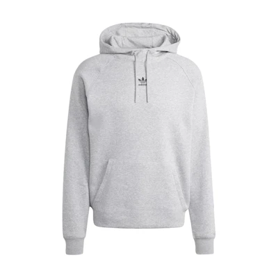 adidas Graphic Fleece Hoodie Grey - Letter Print Pullover IS2832