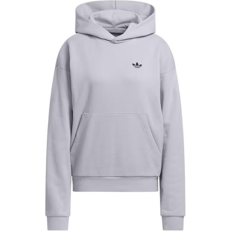 adidas Graphic Hoodie Gender Neutral Retro Pullover Sweatshirt - Grey JE1803