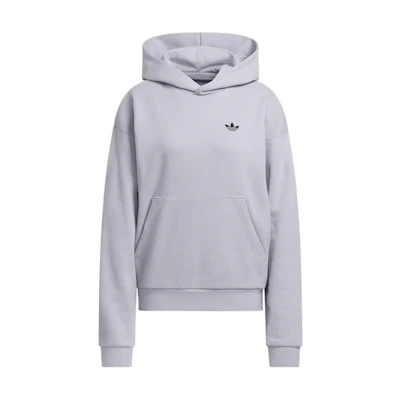 adidas Graphic Hoodie Gender Neutral Retro Pullover Sweatshirt - Grey JE1803