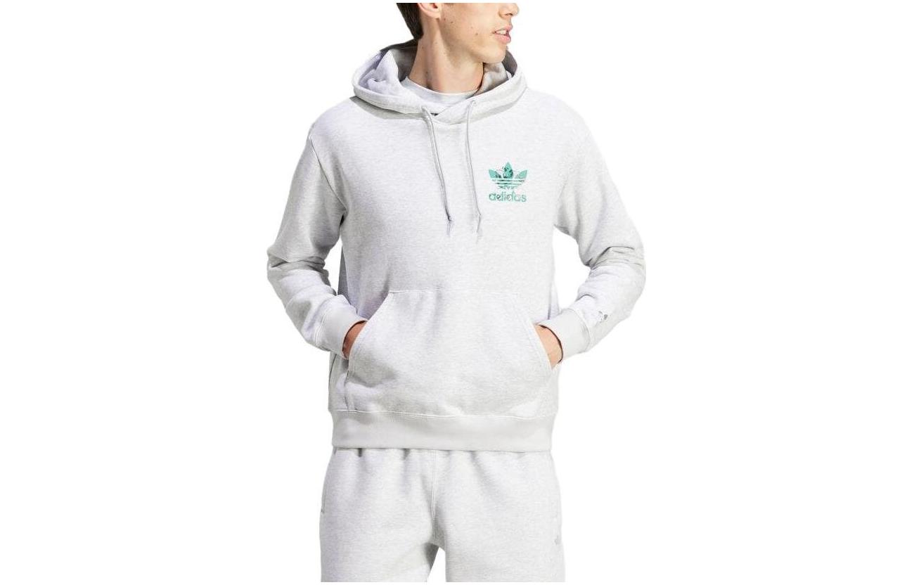 adidas Graphic Liquid Logo Hoodie Japanese Edition Grey IL5150-JAPAN